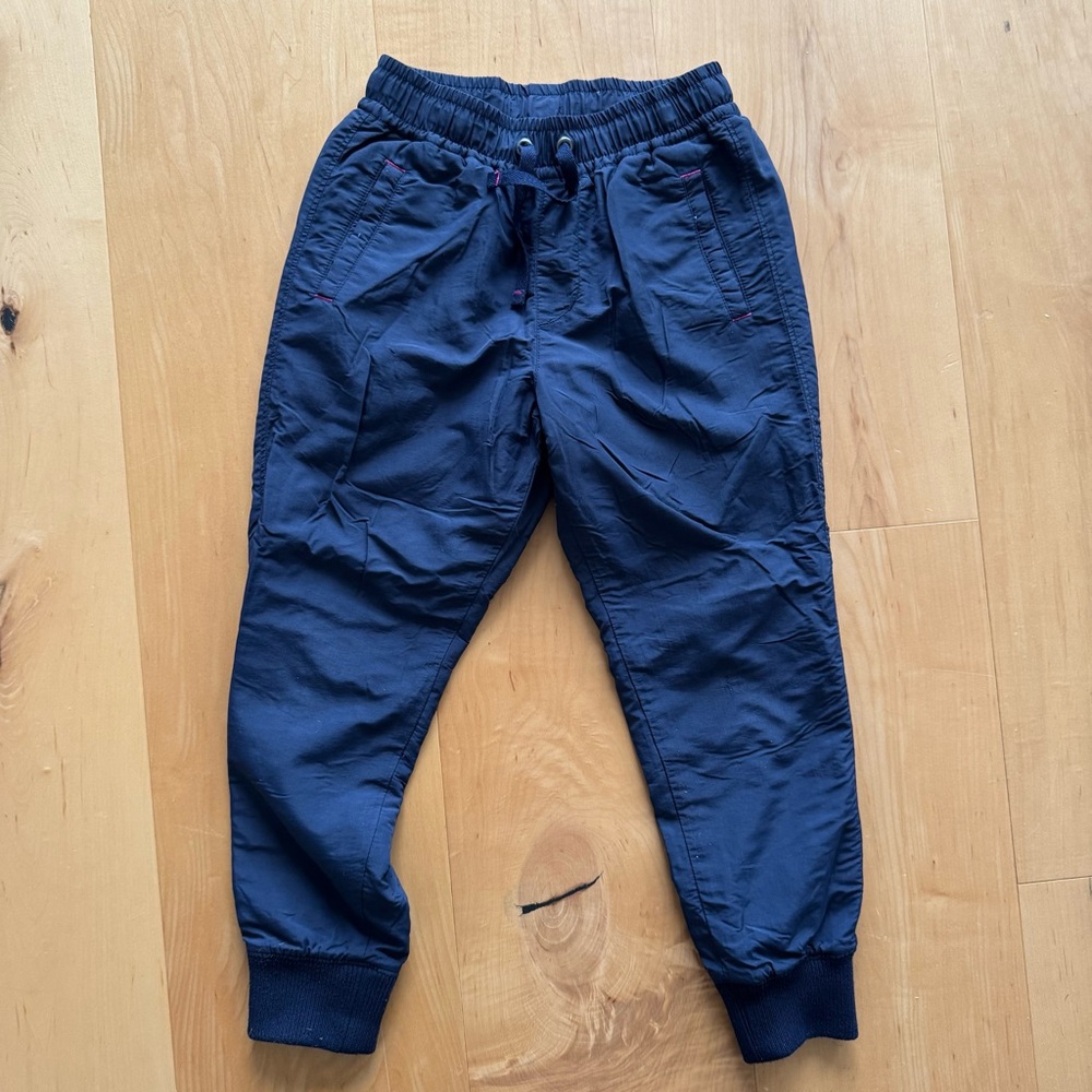Uniqlo Girls Warm Lined Fleece Jogger Pants 4-5 Small